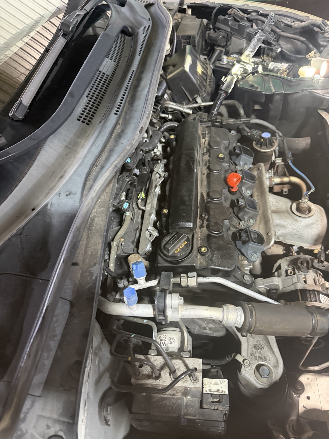 Engine service and repair work